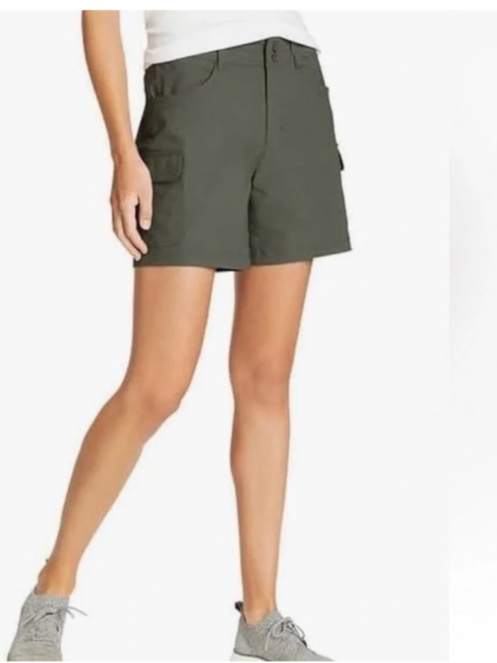 Eddie Bauer Olive Green Summer Trail Shorts